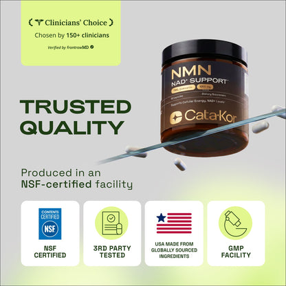 Cata Kor NMN 4-in-1 NAD Supplement 60 Capsules