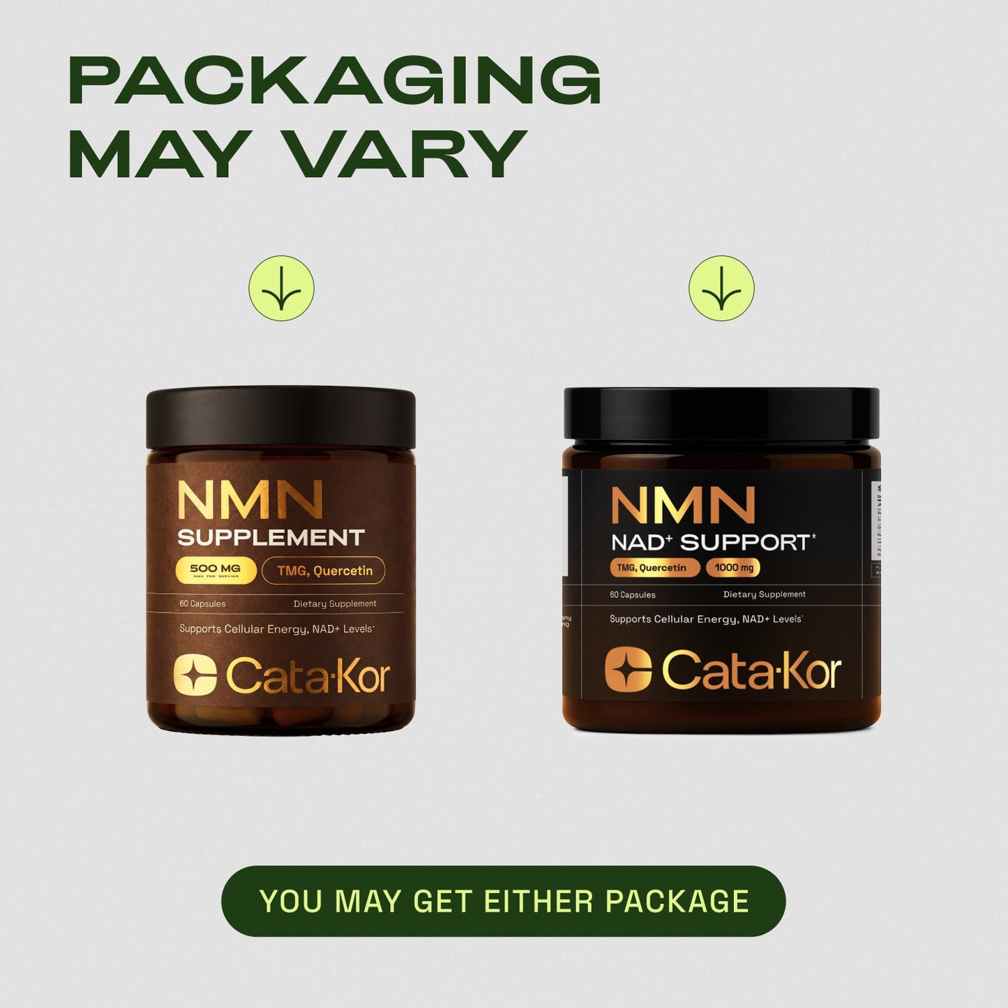 Cata Kor NMN 4-in-1 NAD Supplement 60 Capsules