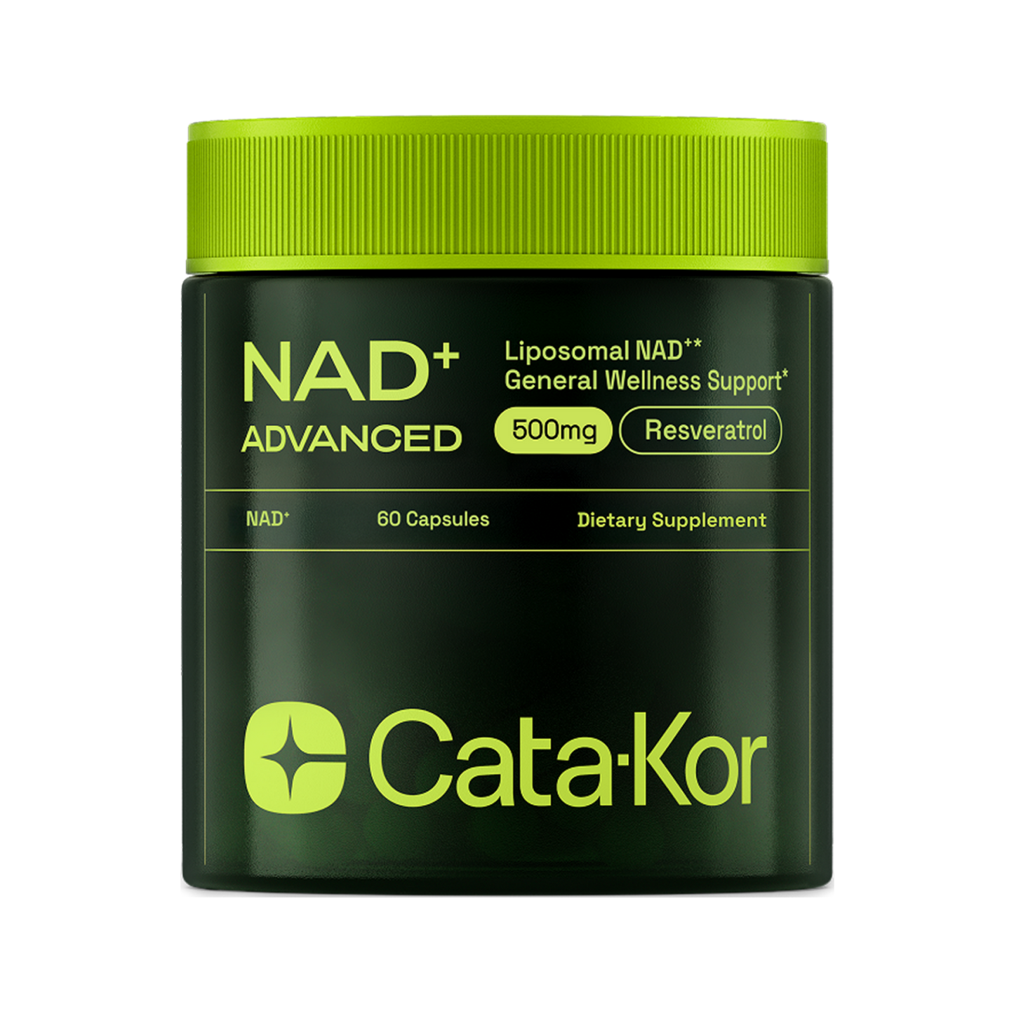 Cata Kor Liposomal NAD Resveratrol Supplement 60 Capsules