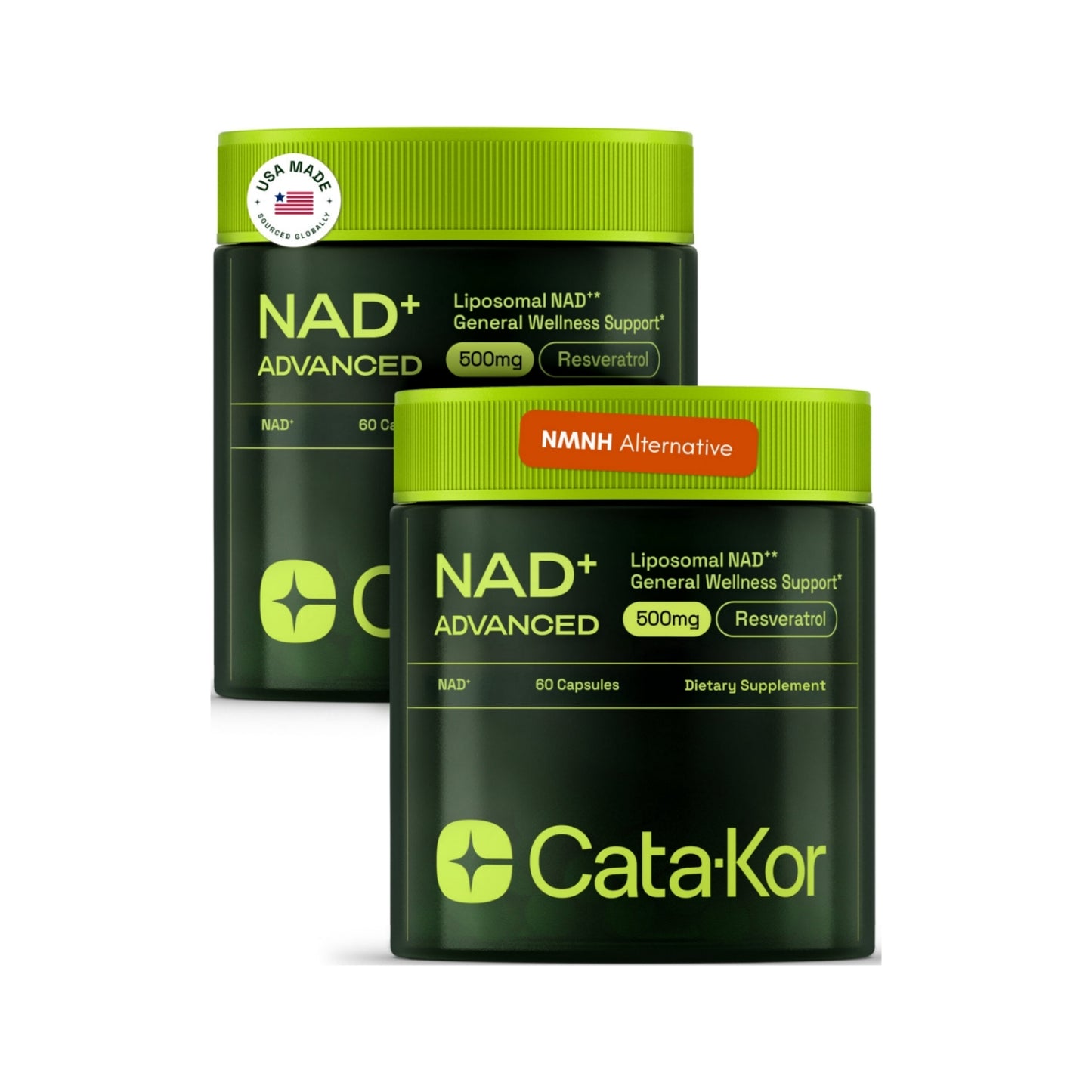 Cata Kor Liposomal NAD Resveratrol Supplement 60 Capsules