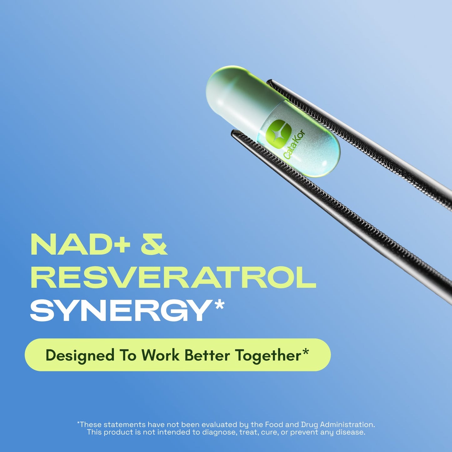 Cata Kor Liposomal NAD Resveratrol Supplement 60 Capsules